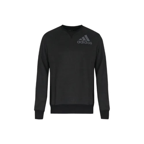 Adidas Свитшот Мужской Металлик Черный