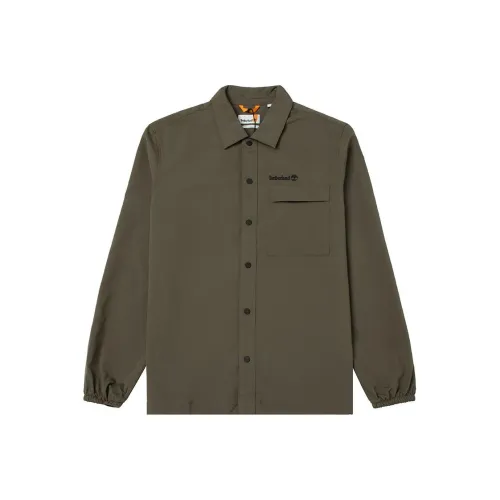 Timberland Зеленый Мужской Рубашки