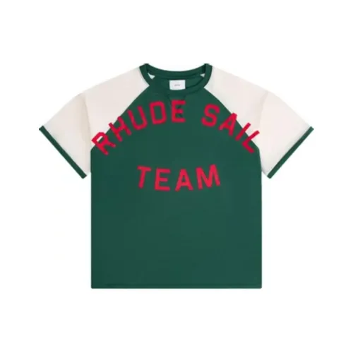 RHUDE Зеленый Мужской T-Рубашки