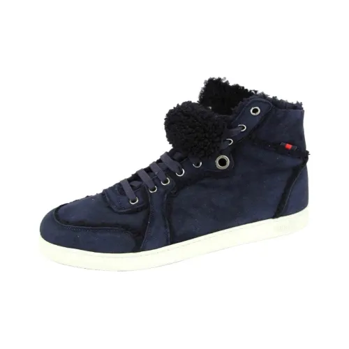 GUCCI Высокие Кроссовки для скейтбординга Мужские Синие