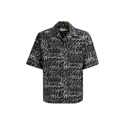 Marni Черные Мужские Рубашки