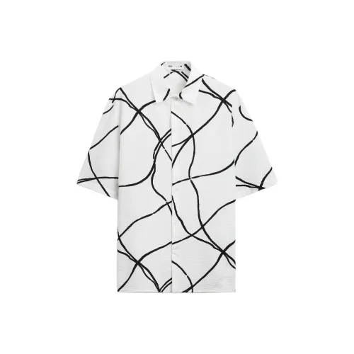 ZARA Рубашки с принтом для мужчин