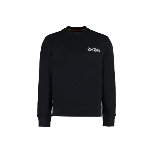 Ermenegildo Zegna Черные Мужские Толстовки