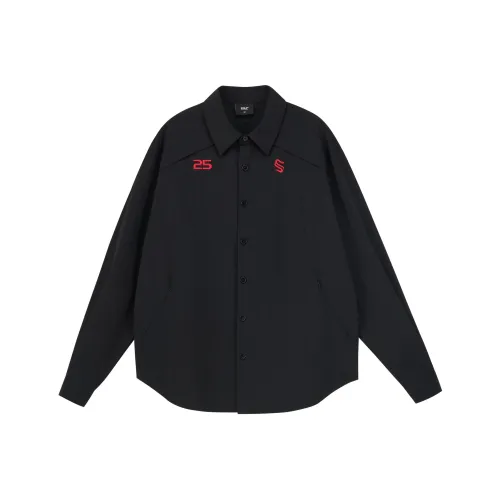 PCLP 2025 Spring/Summer Черная унисекс рубашка