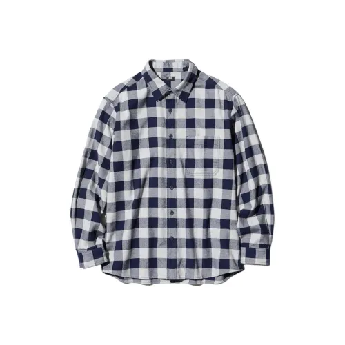 UNIQLO Серые Унисекс Рубашки