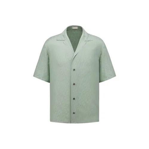 DIOR Зеленые Мужские Рубашки