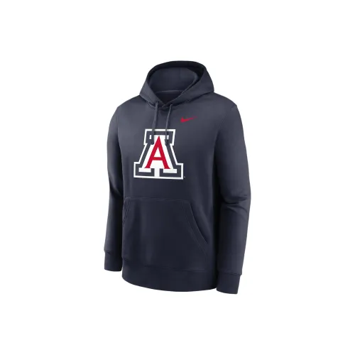 Nike College Arizona Wildcats Primetime Вечнозеленый Club Primary Толстовка Мужская Navy Синий