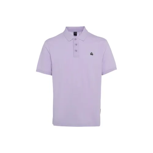 Moose Knuckles Поло Мужское Фиолетовое