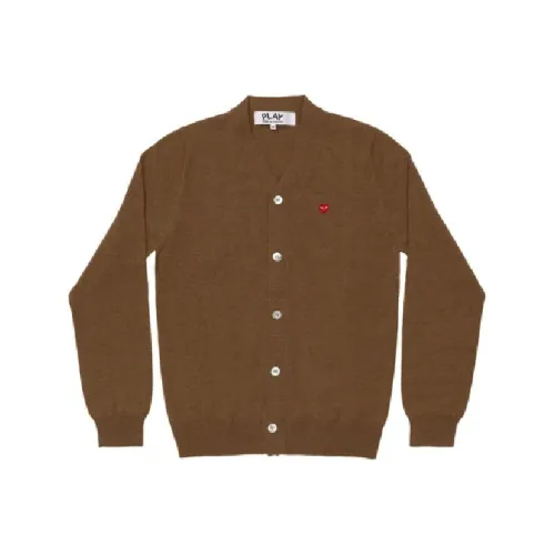 CDG Play Коричневый Мужской Свитеры