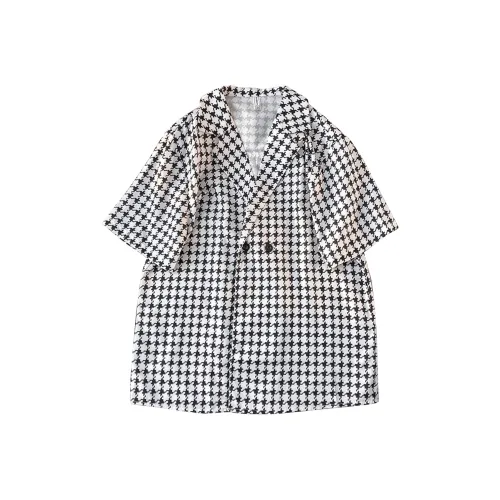 GDRX Рубашка Унисекс Черный Белый Клетка