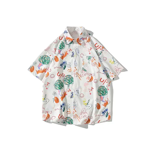 ZYKY Белая унисекс рубашка