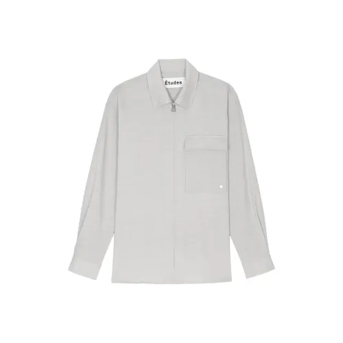 Études SS23 Рубашка Мужская Светло-Серый