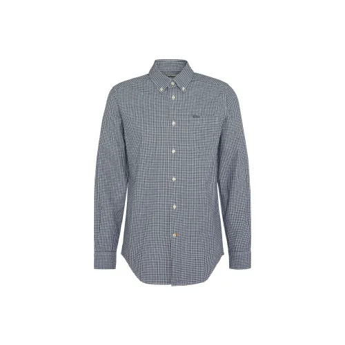 BARBOUR Darnick Tailored Рубашка Мужская Морской Синий