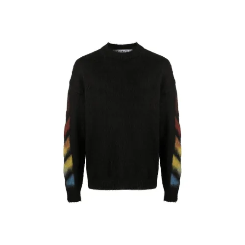 Off Белый FW20 Черный Мужские Свитера