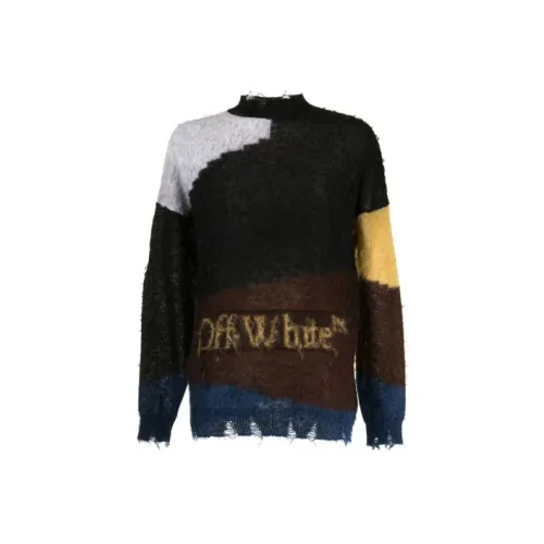 Off Белый FW20 Многоцветные Мужские Свитера