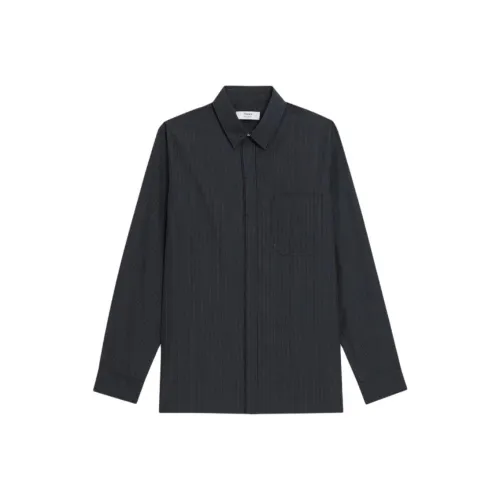 THEORY Дизайнер Co Автор Коллекция Рубашка Мужская Черная