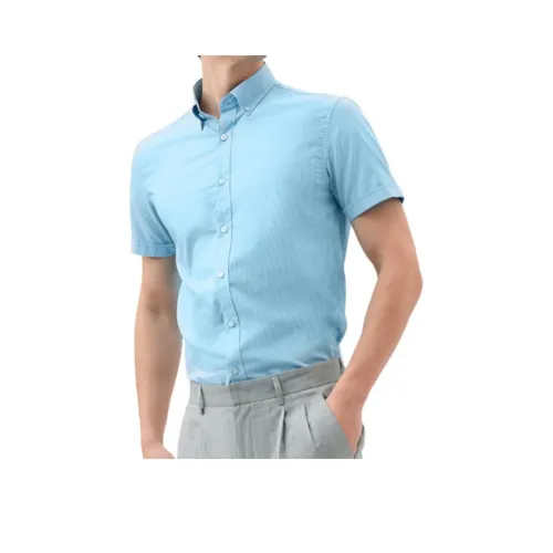 JODOLL Небесно-голубой Мужские Рубашки