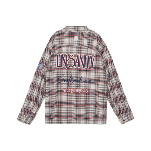 Палладий x LINSHUHAO LIANMINGKUAN Рубашка Унисекс Многоцветные Полосы