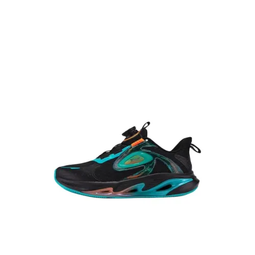 XTEP Детская беговая обувь Low Top Черный Синий Фиолетовый Kids