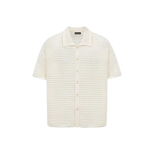 Paddy Julia Рубашка Унисекс Белый Абрикос