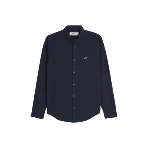 Hollister Рубашка Мужская Морской Синий