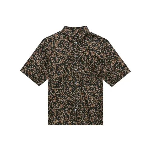 ISABEL MARANT Черные Мужские Рубашки