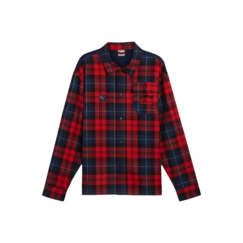 PUMA Porsche Legacy SS24 Рубашка Мужская Красная