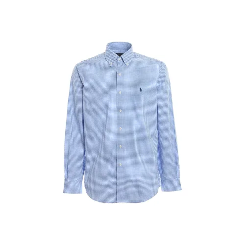 Polo Ralph Lauren Рубашка Мужская Светло-Синяя