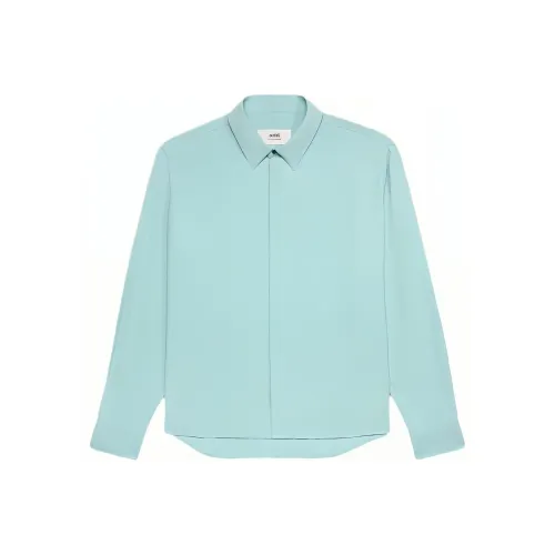 AMIPARIS FW23 Рубашка Унисекс Королевский Синий