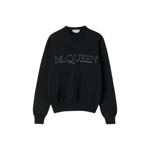 Alexander McQueen Черные Мужские Свитера