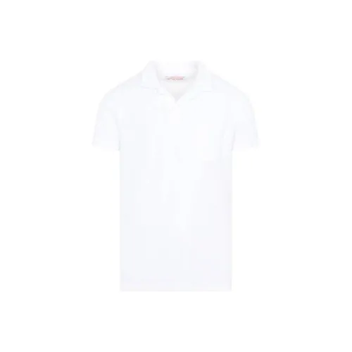 Orlebar Brown Поло Мужское Белое