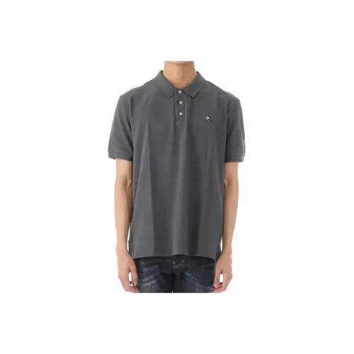 Moose Knuckles SS23 Поло Мужское Угольный Серый