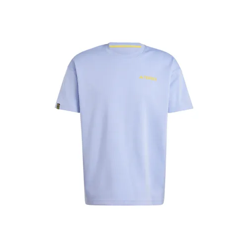 Adidas x NATIONAL GEOGRAPHIC T-Shirt Унисекс Light Blue
