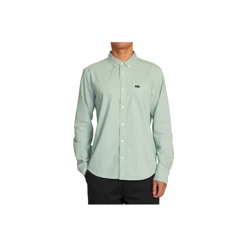 RVCA Зеленый Туманный Мужская Рубашка