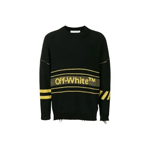 Off Белый SS19 Мужские Свитера