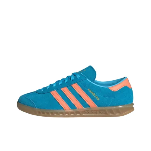 Adidas Originals Hamburg Slip-resistant Abrasion-resistant Low Top Скейтборд Кроссовки Женские Blue