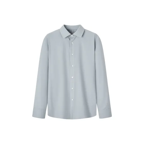 Jiumuwang Мужские брюки Expert SS25 Рубашка Мужская Серый+Slim Fit