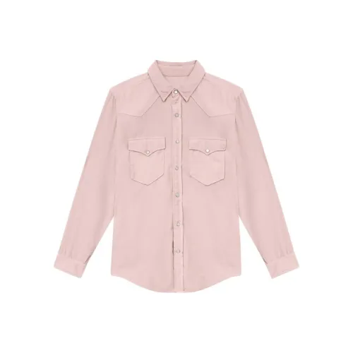 ISABEL MARANT Светло-розовые Мужские Рубашки