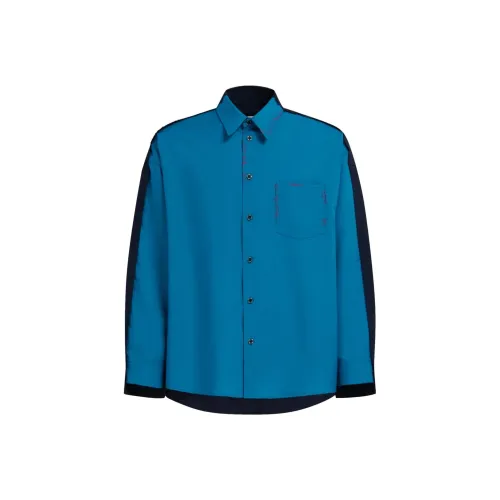 MARNI Синий Мужские Рубашки