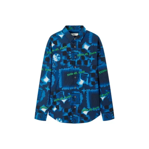 DILLO Синий Мужская Рубашка