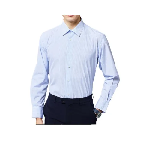 Francesco Totti Рубашка Мужская Синие Полосы