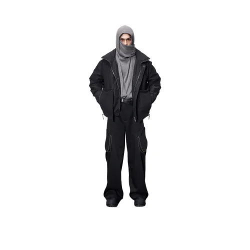 YUNYI Хлопковый пуховик мужской черный