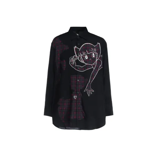 Yohji Yamamoto Superpower Magic Beauty Co Branded Edition Red Unisex Shirts Йохжи Ямамото Суперпайвер Магия Красота Брендированный Эдишн Красный Унисекс Рубашки