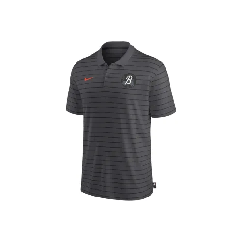 Nike MLB Коллаборация BALTIMORE ORIOLES Authentic Series Поло BALTIMORE ORIOLES Мужской Серый