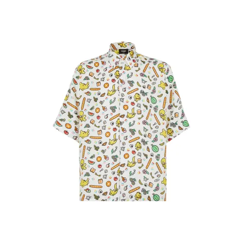 FENDI SS25 Silvia And The Baguette Capsule Collection Рубашка Мужская Многоцветная