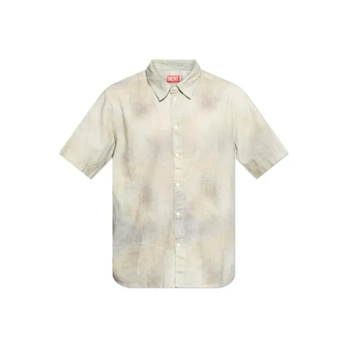 DIESEL Светло-серые Мужские Рубашки