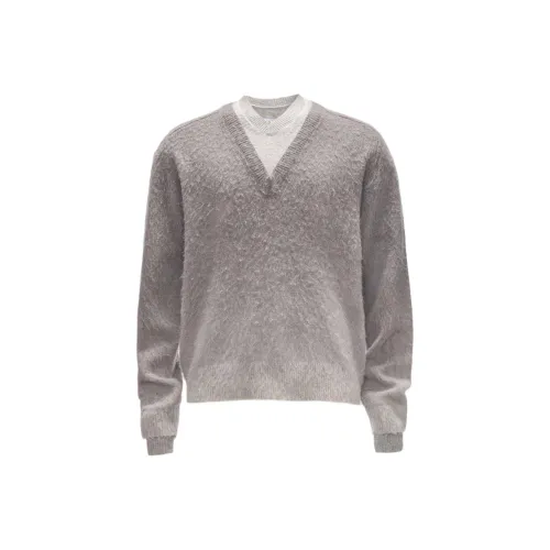 JW Anderson Серые Мужские Свитера