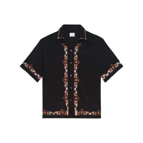 ISABEL MARANT Черные Мужские Рубашки