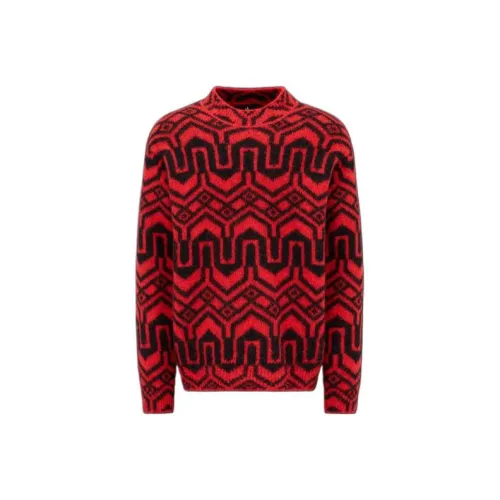 Moncler Red Men's Sweaters Монклер Красный Мужские Свитера