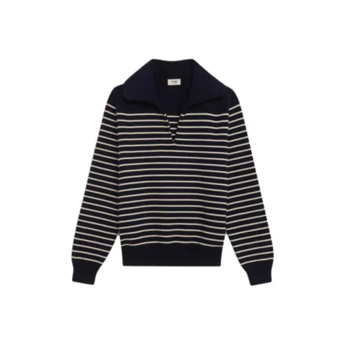 CELINE Свитер Мужской Морской Синий